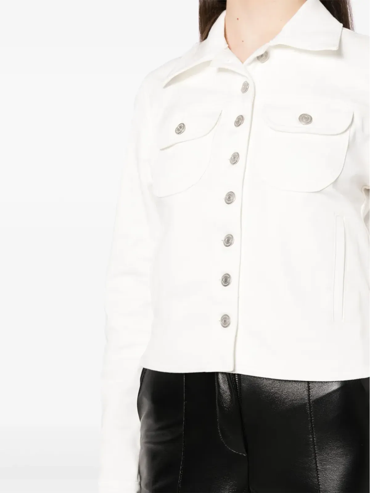 Courrèges 長袖デニムジャケット - 画像5