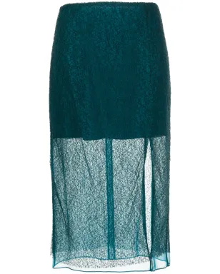Jason Wu Collection ダブルレイヤードシルクスカート - サムネイル1