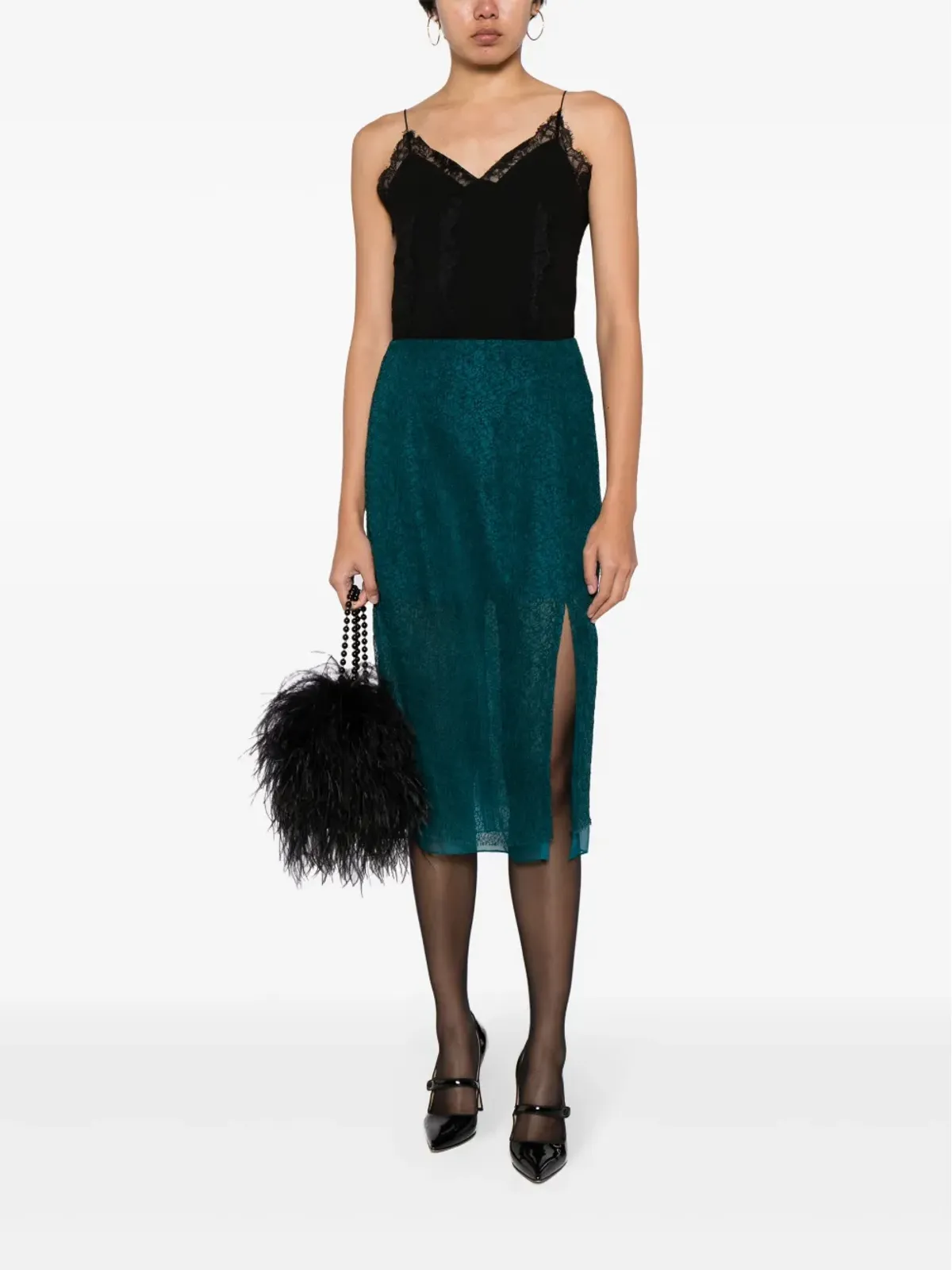 Jason Wu Collection ダブルレイヤードシルクスカート - 画像2