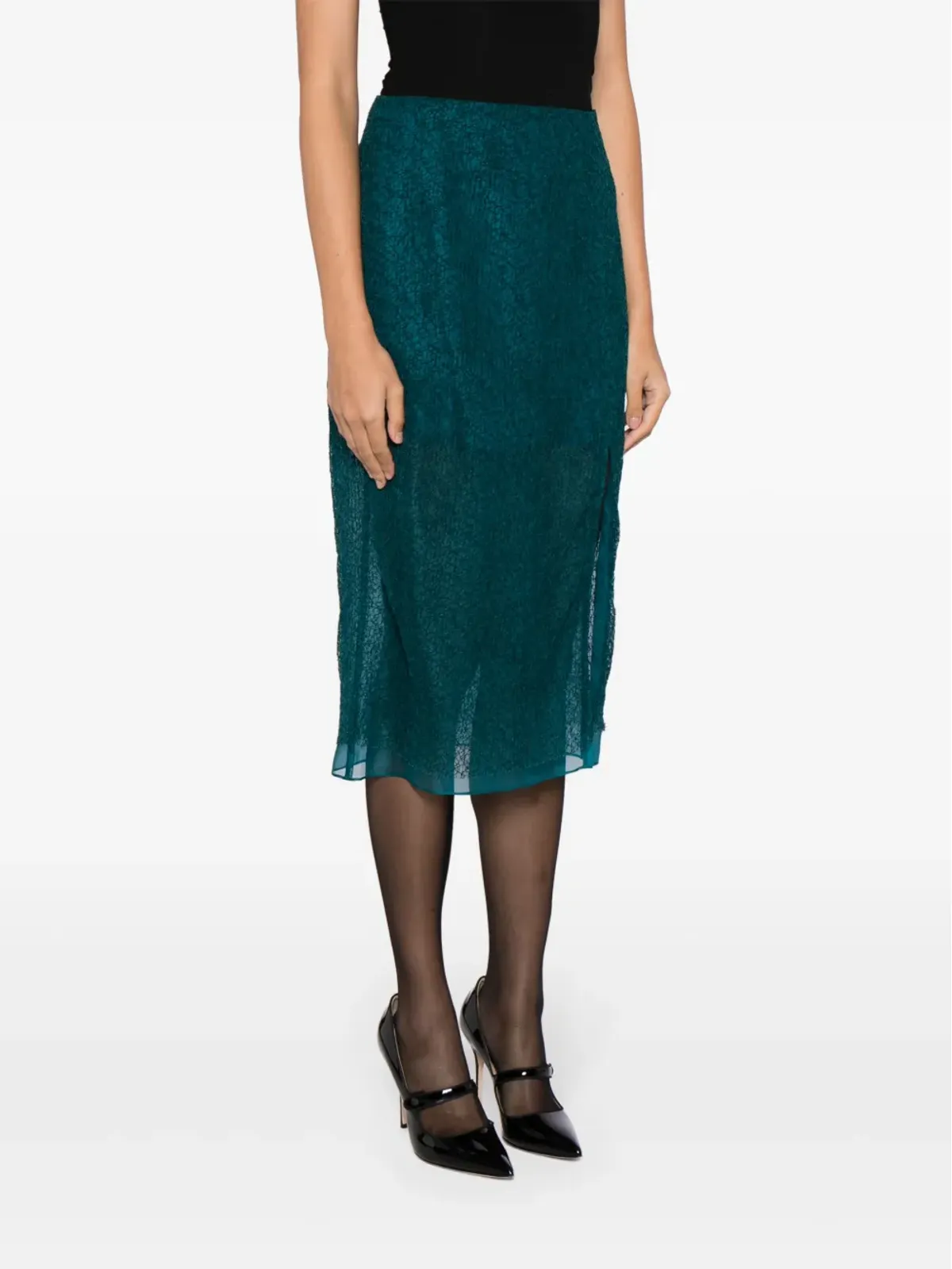 Jason Wu Collection ダブルレイヤードシルクスカート - 画像3