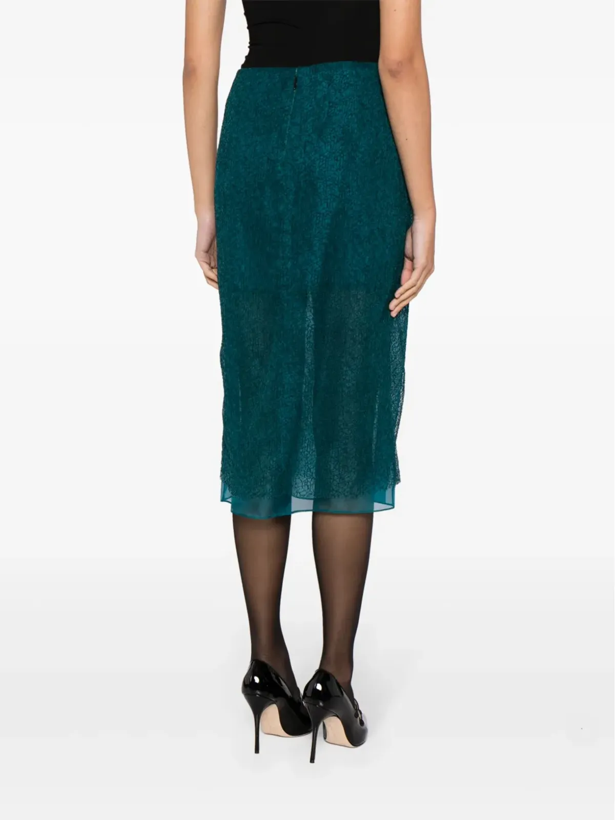 Jason Wu Collection ダブルレイヤードシルクスカート - 画像4