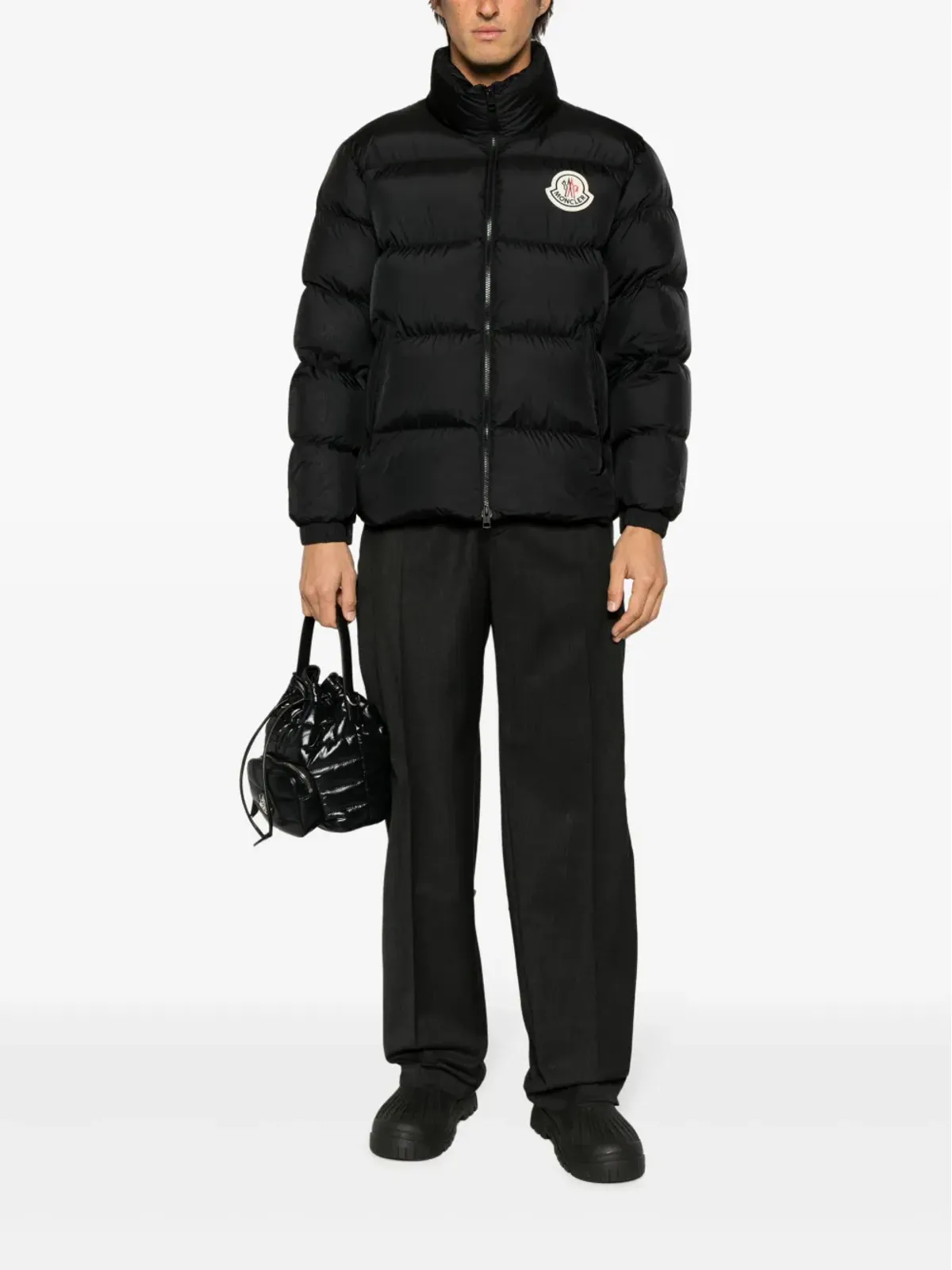 Moncler Citalia ロゴパッチ パディッドジャケット - 画像2