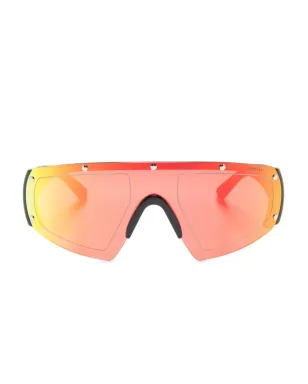 Moncler Eyewear シールドフレーム ミラーレンズ サングラス - サムネイル1