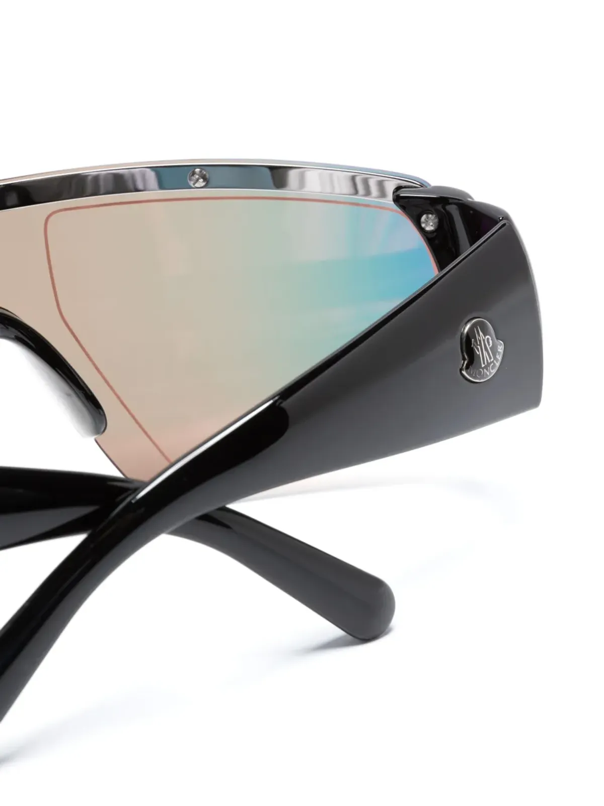 Moncler Eyewear シールドフレーム ミラーレンズ サングラス - 画像3