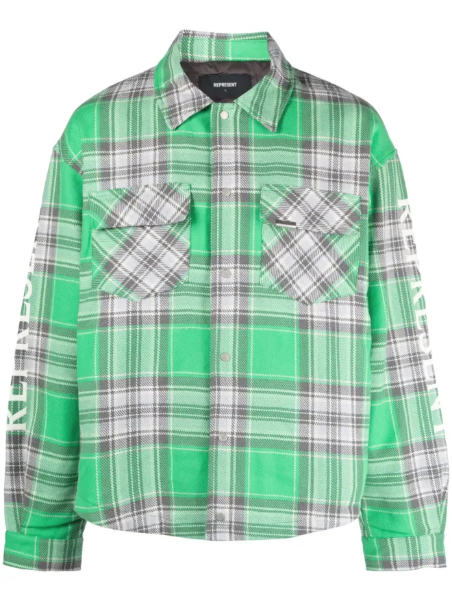 REPRESENT Represent キルテッドコットンブレンド オーバーシャツの商品画像