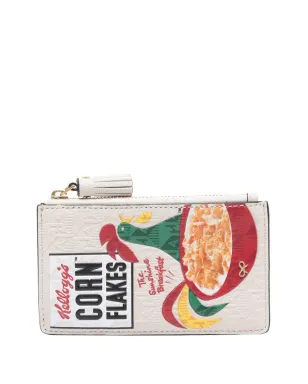 Anya Hindmarch コーンフレークプリント ウォレット - White - サムネイル1