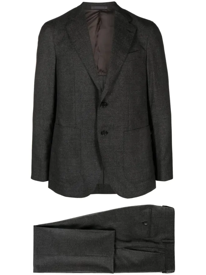 Caruso Caruso シングルブレスト ウールスーツの商品画像