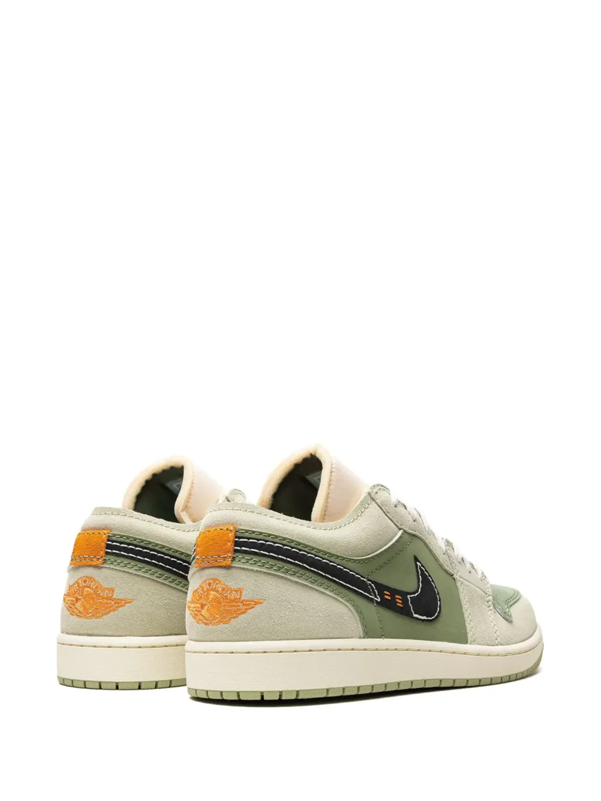 Jordan エアジョーダン 1 ロー SE クラフト「Sky J Light Olive」スニーカー グリーン - 画像3