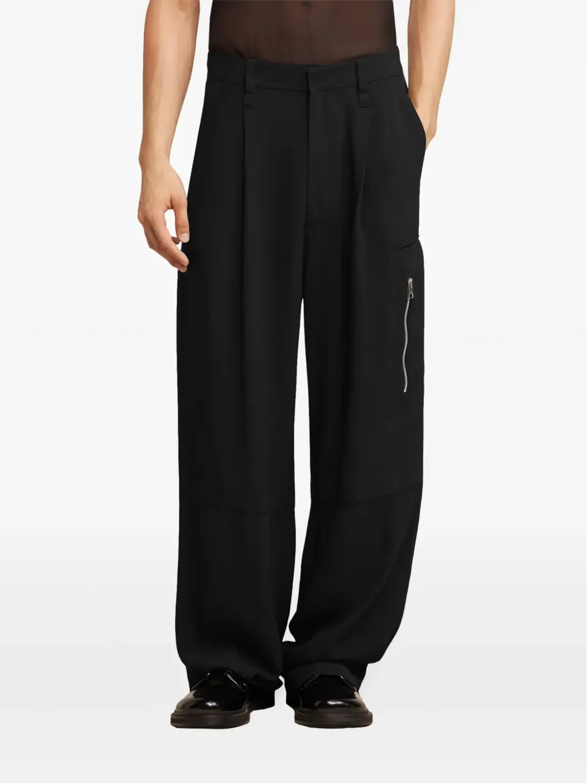 AMI Paris テーラード ワイドレッグパンツ - 画像5