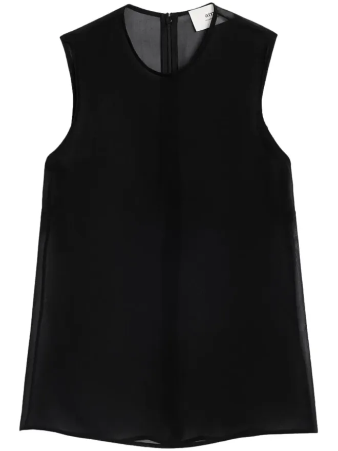 AMI Paris AMI Paris セミシアーシルクトップ ブラックの商品画像