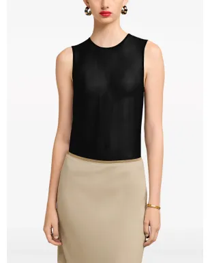 AMI Paris セミシアーシルクトップ ブラック - サムネイル5