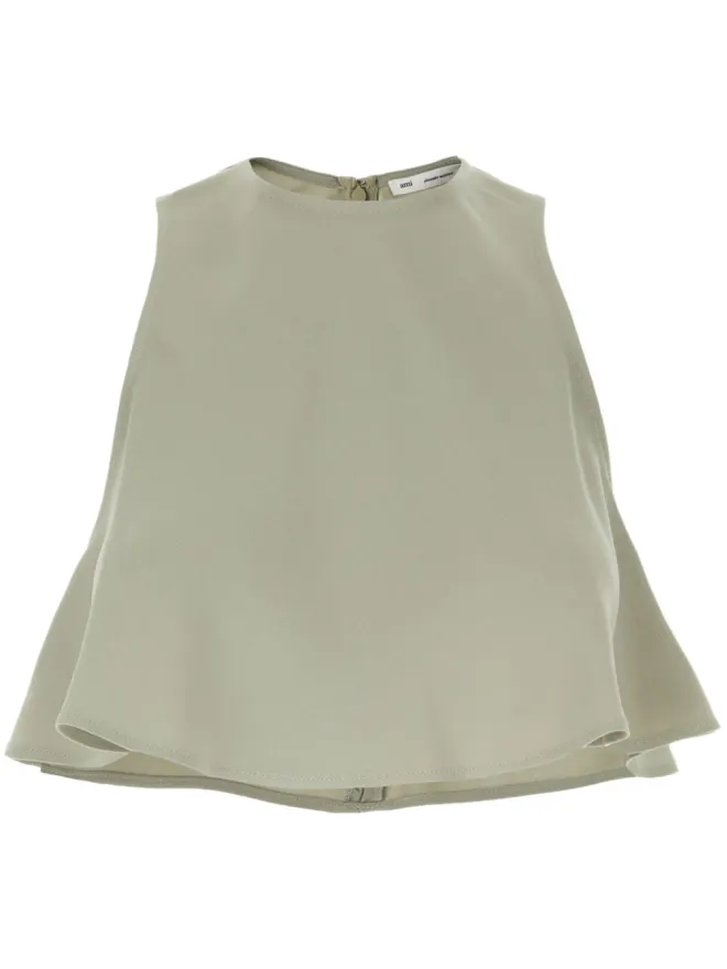 AMI Paris AMI Paris クレープ生地のクロップトップの商品画像