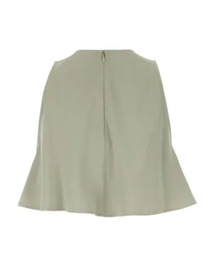AMI Paris クレープ生地のクロップトップ - サムネイル2