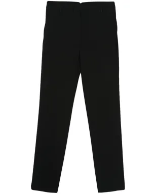 AMI Paris クレープ テーパードパンツ - ブラック - サムネイル1