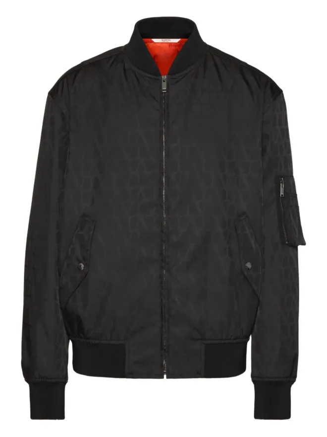 Valentino Garavani Valentino Garavani ボンバー ジャケット ブラックの商品画像