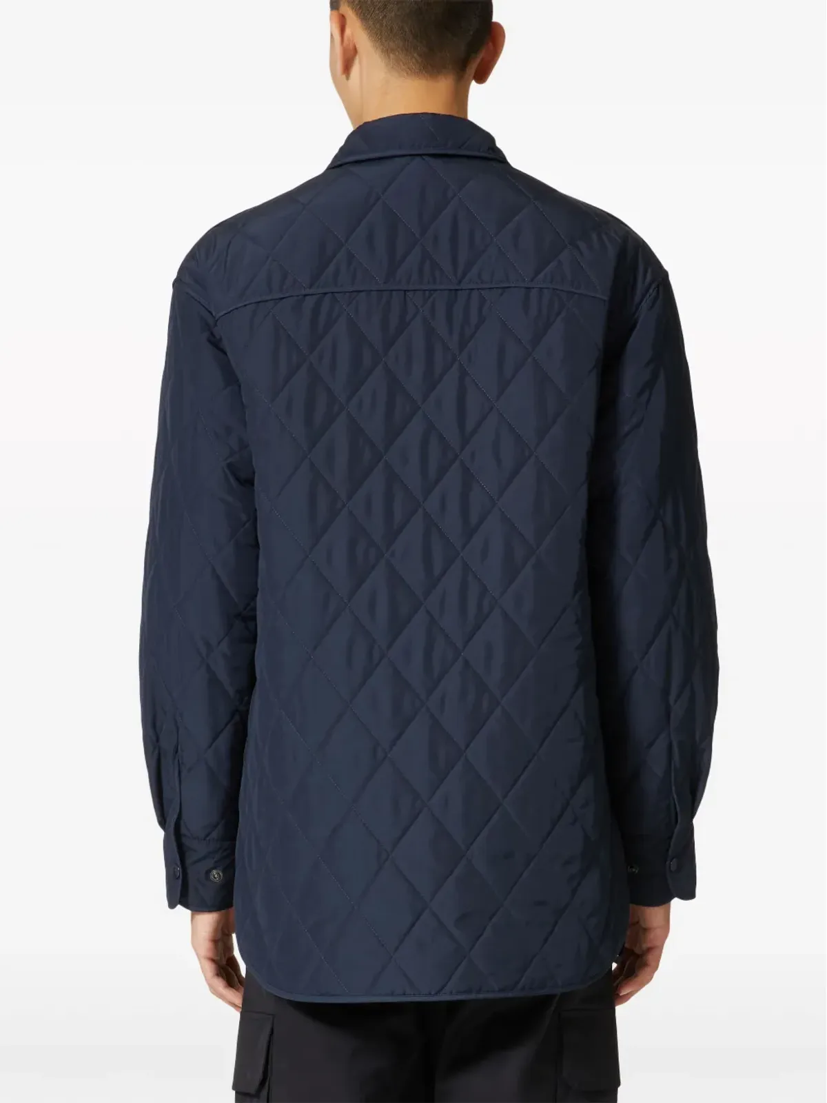 Valentino Garavani ロックスタッド アンタイトルド キルテッド シャツジャケット - 画像4