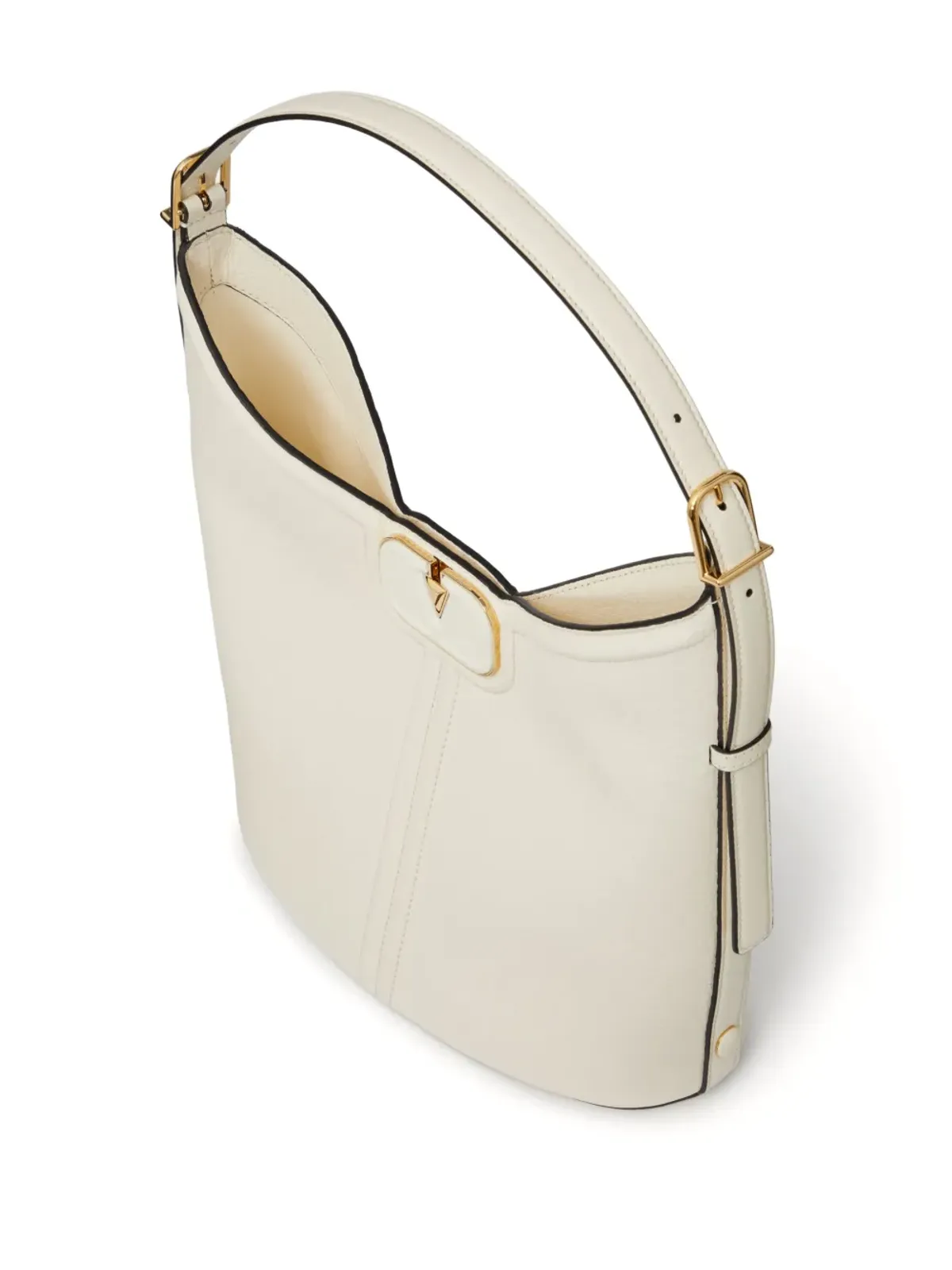 Valentino Garavani VLogo レザー ショルダーバッグ - ニュートラルカラー - 画像5