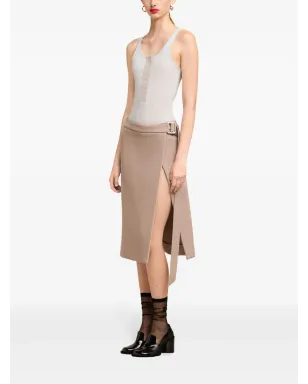 AMI Paris ボタンフロント コットンリブ タンクトップ - サムネイル3