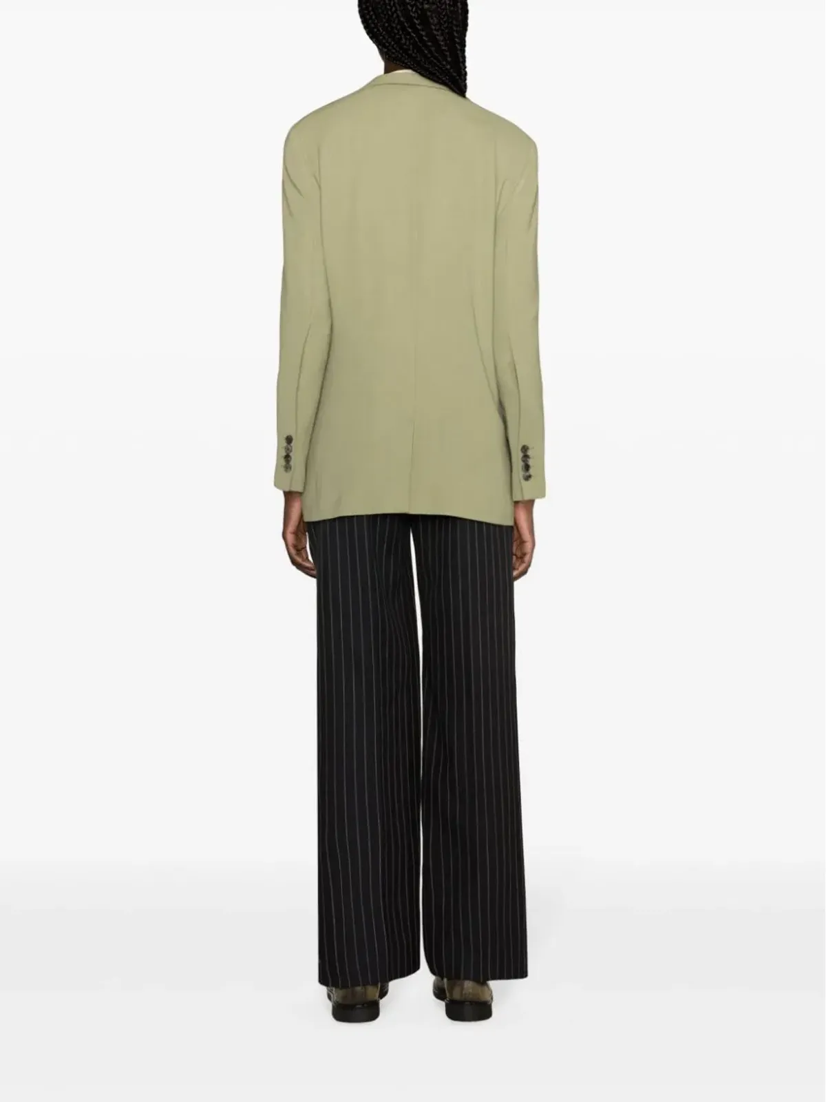 AMI Paris シングルブレスト テクスチャード ブレザー - 画像4