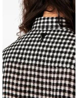 AMI Paris チェック柄シャツ ブラック - サムネイル4