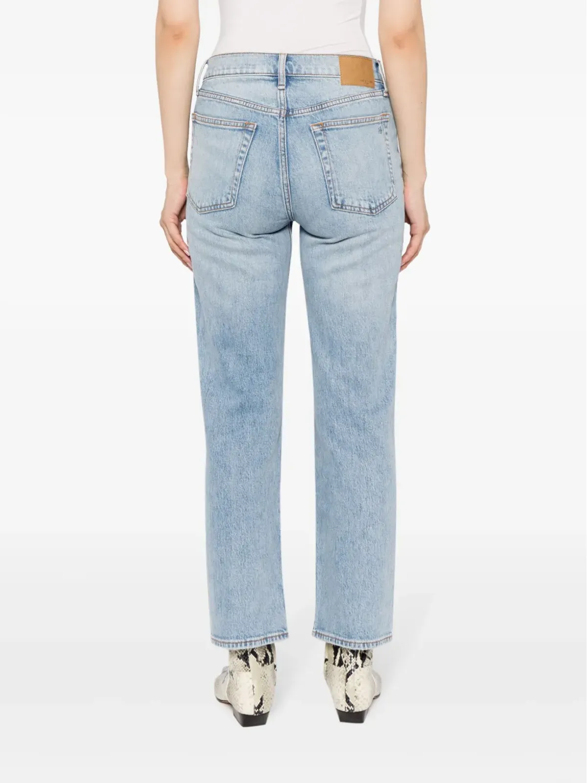 rag & bone ミッドライズ ブーツカット ジーンズ - 画像4