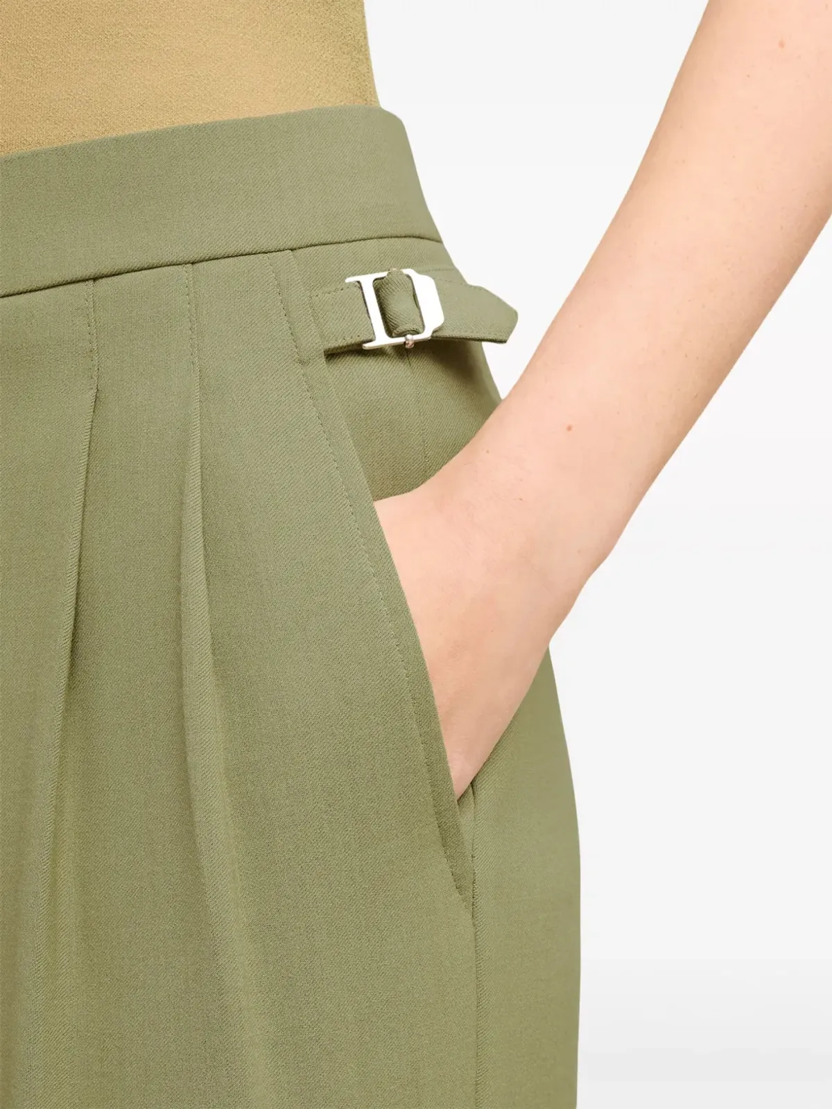 AMI Paris ストレートレッグ ツイルパンツ - 画像5