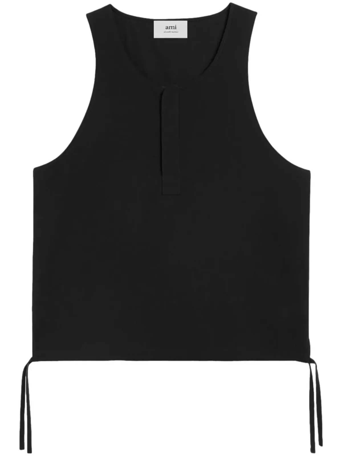 AMI Paris ドローストリングヘム タンクトップ - 画像1
