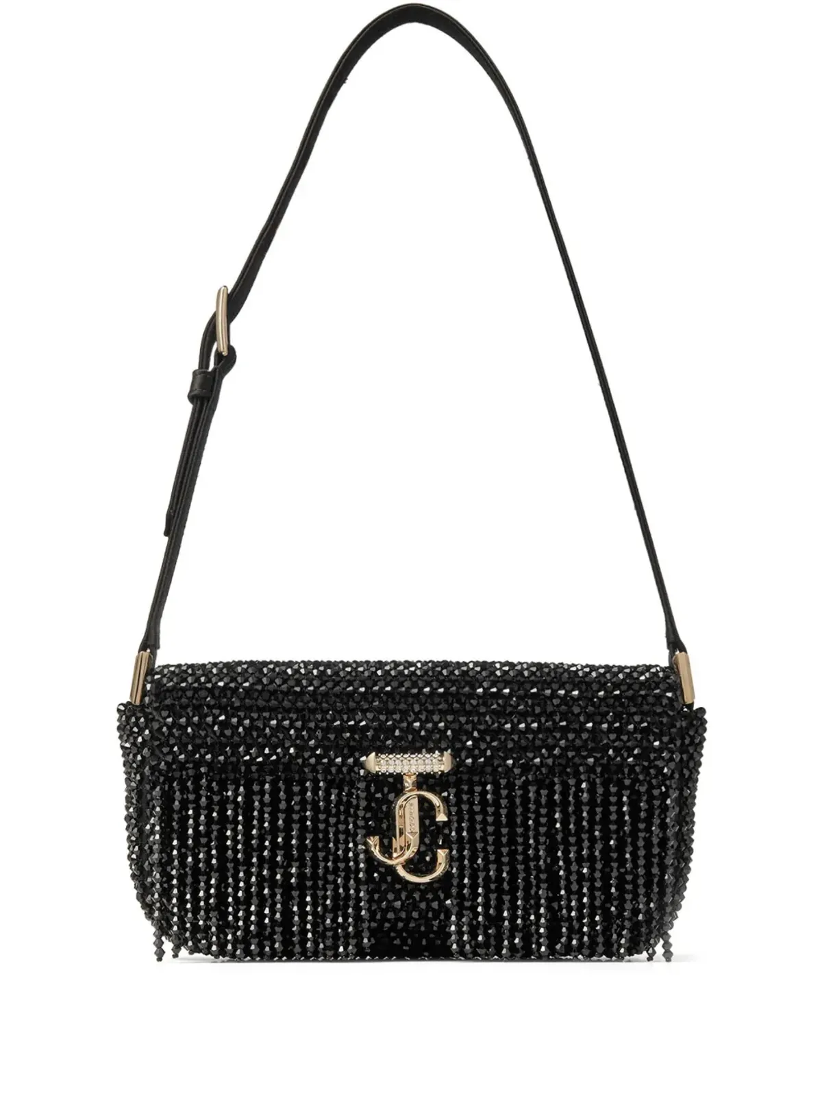Jimmy Choo ミニ アベニュー ショルダーバッグ ブラック - 画像1