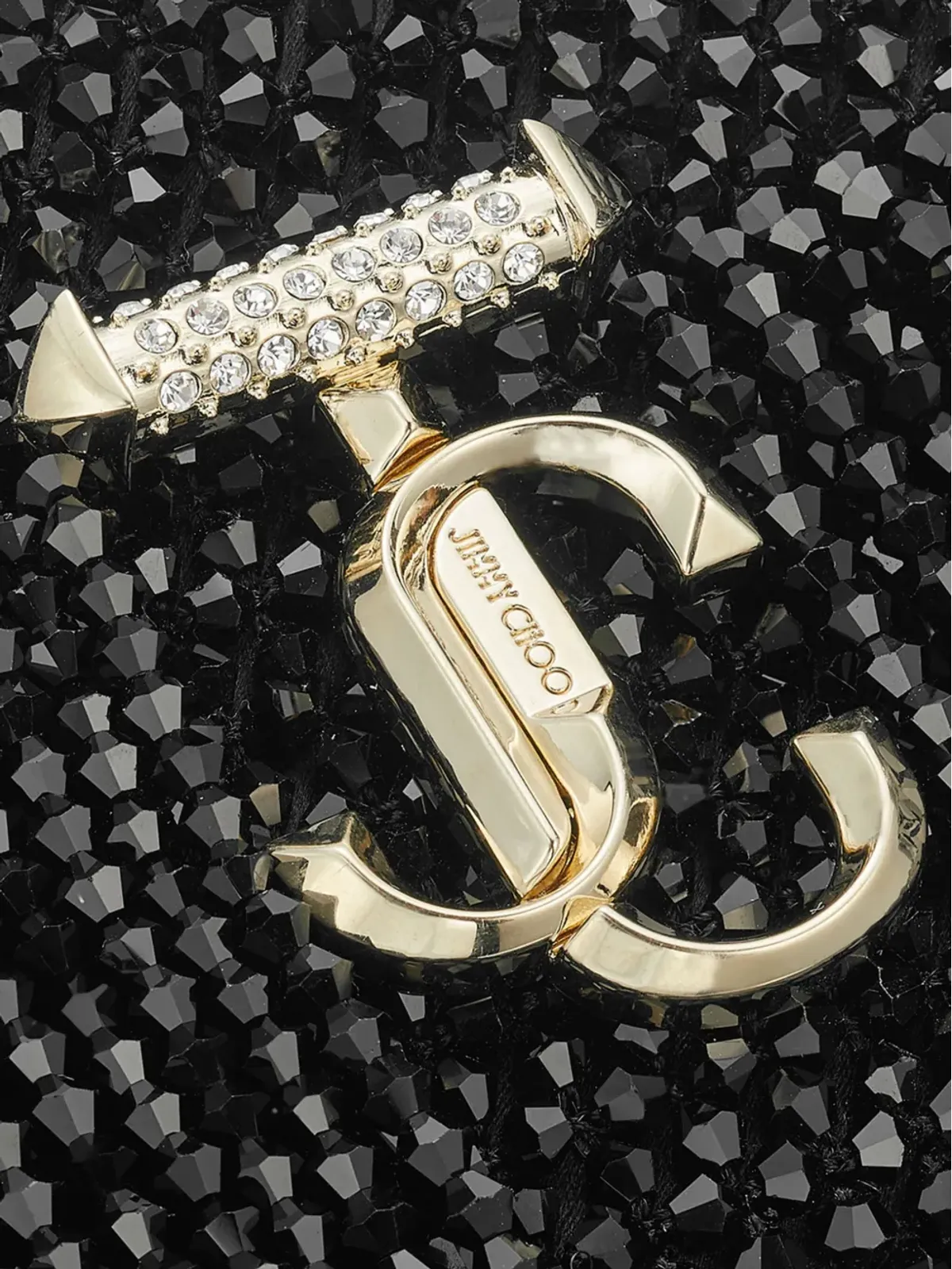 Jimmy Choo ミニ アベニュー ショルダーバッグ ブラック - 画像5