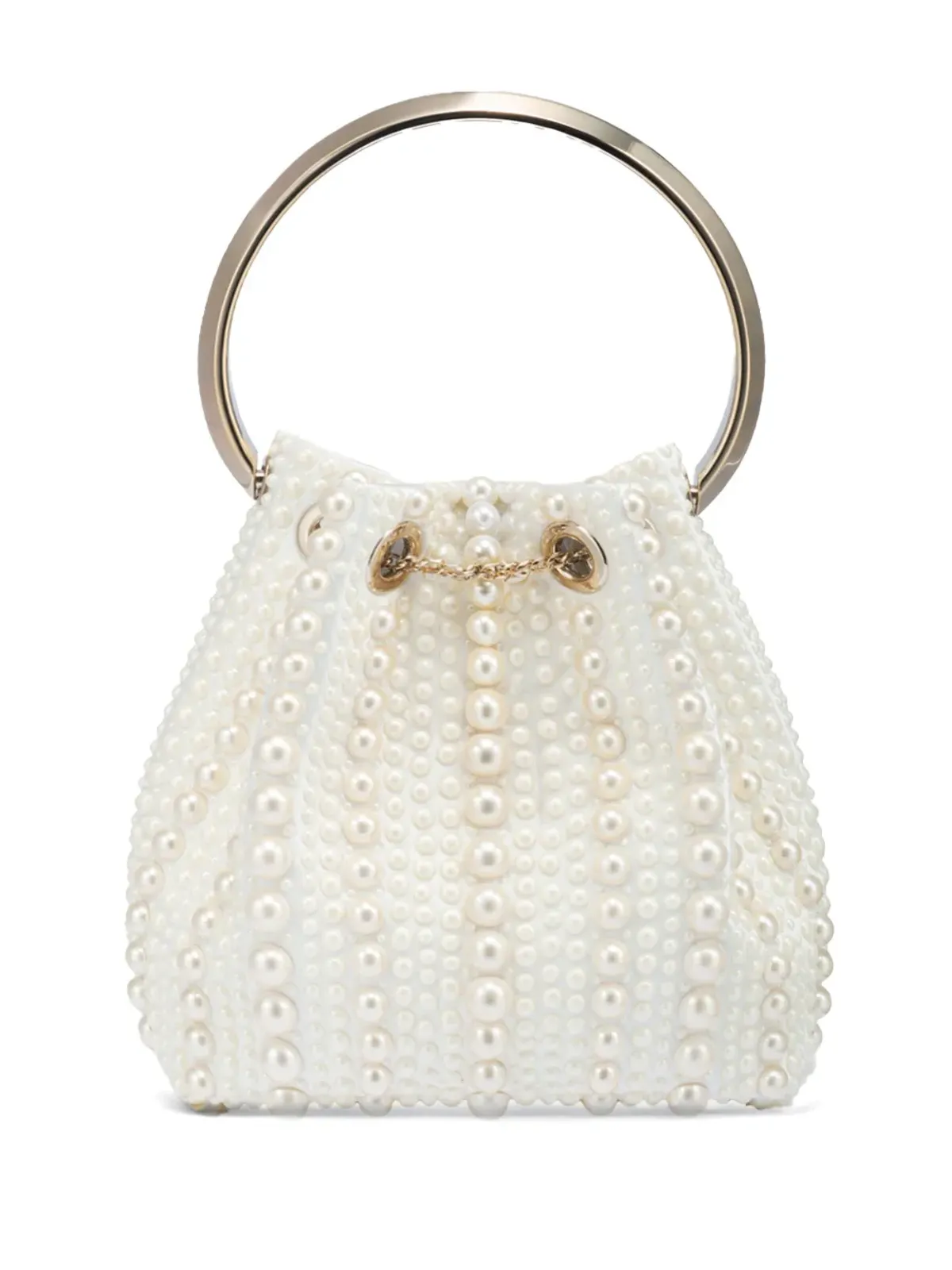Jimmy Choo ボンボン サテン ミニバッグ - ニュートラルカラー - 画像2