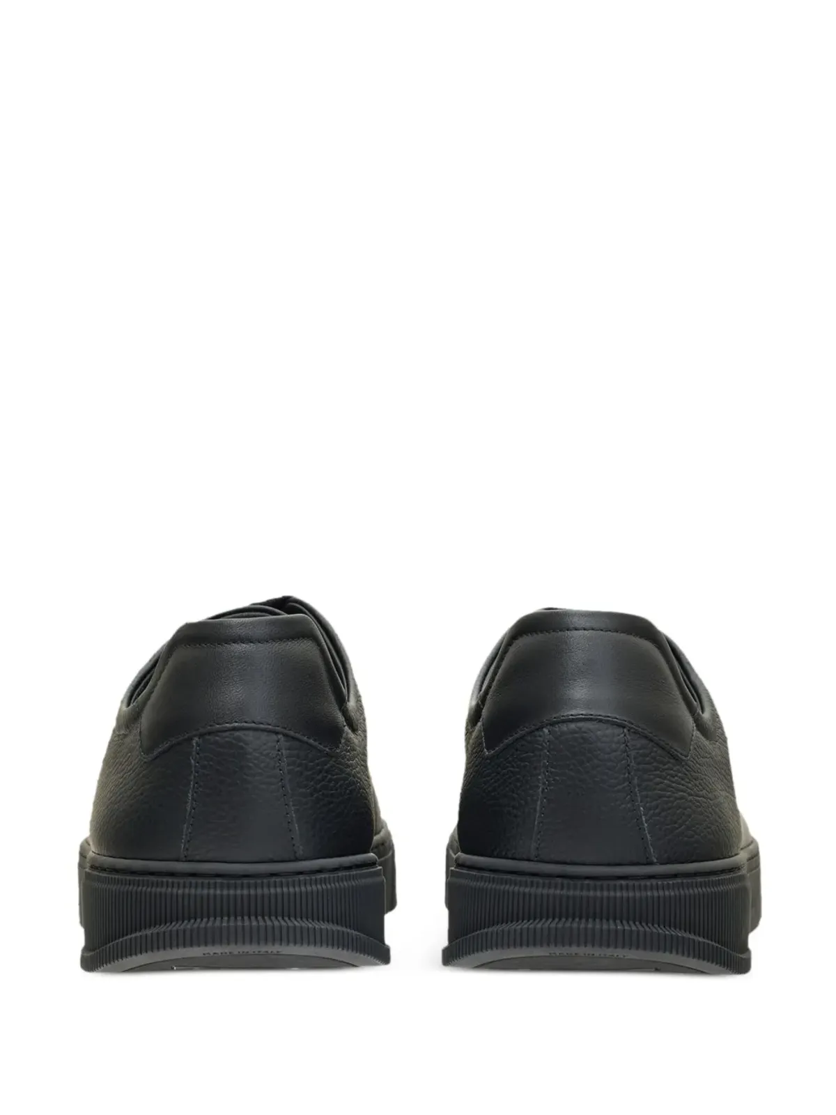 Ferragamo パネルドレザー スニーカー - ブラック - 画像3