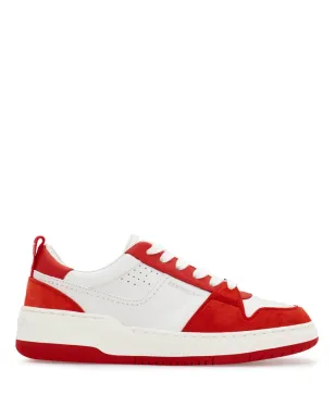 Ferragamo パネルドレザー スニーカー レッド - サムネイル1