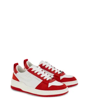 Ferragamo パネルドレザー スニーカー レッド - サムネイル2