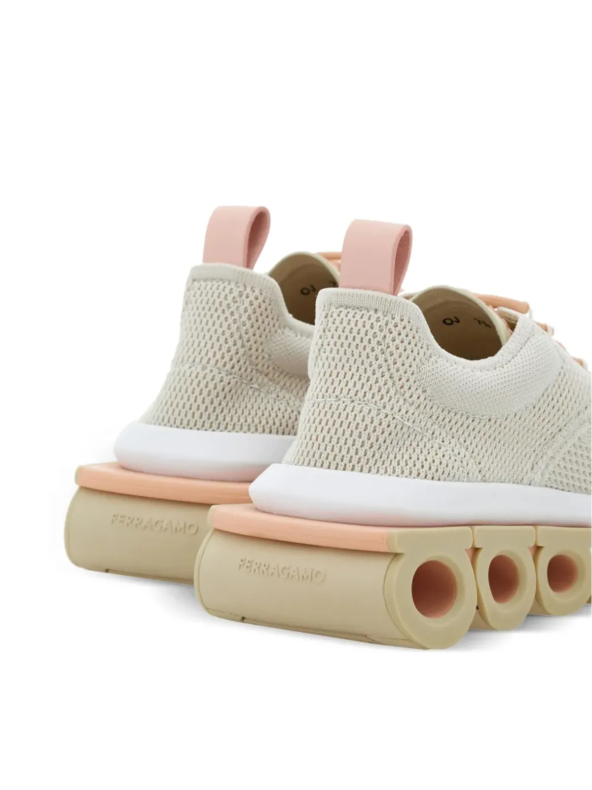 Ferragamo ガンシニ パネルドスニーカー グレー - 画像3