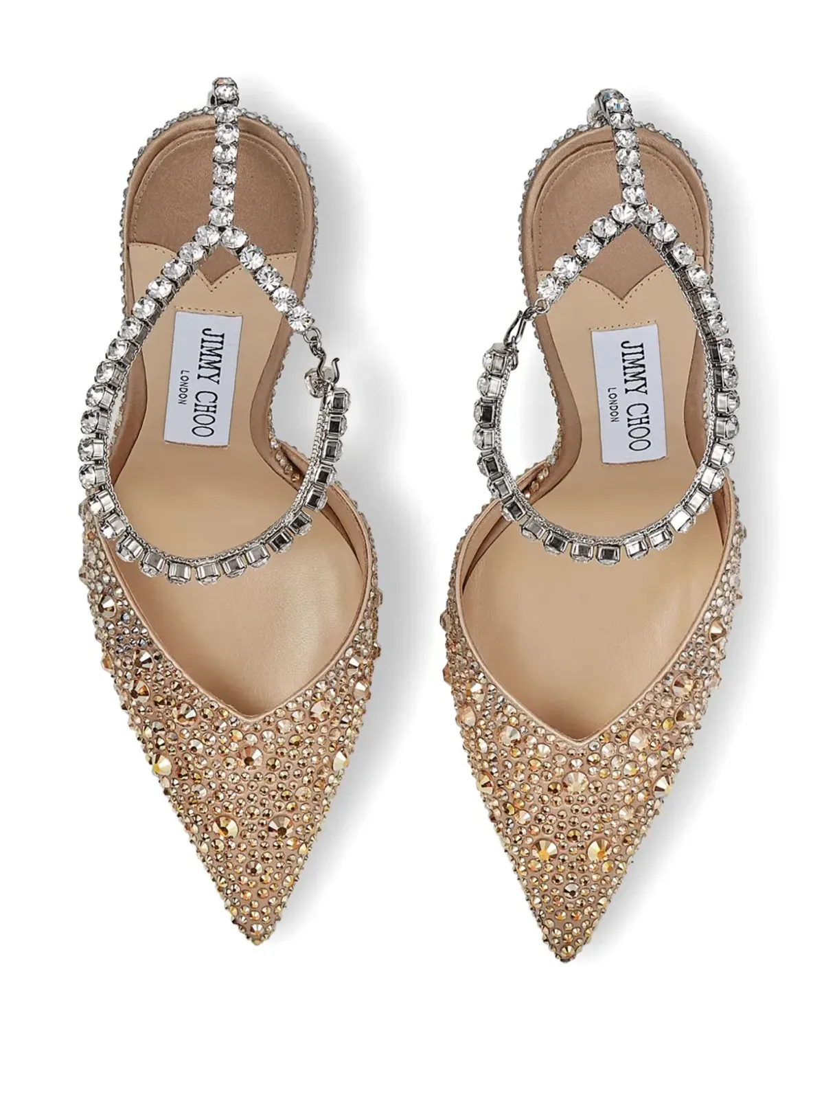 Jimmy Choo サエダ クリスタル装飾パンプス - 画像4
