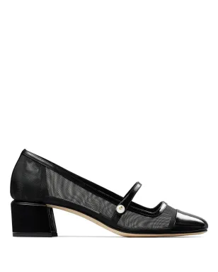 Jimmy Choo Elisa 45 レザー パンプス - ブラック - サムネイル1
