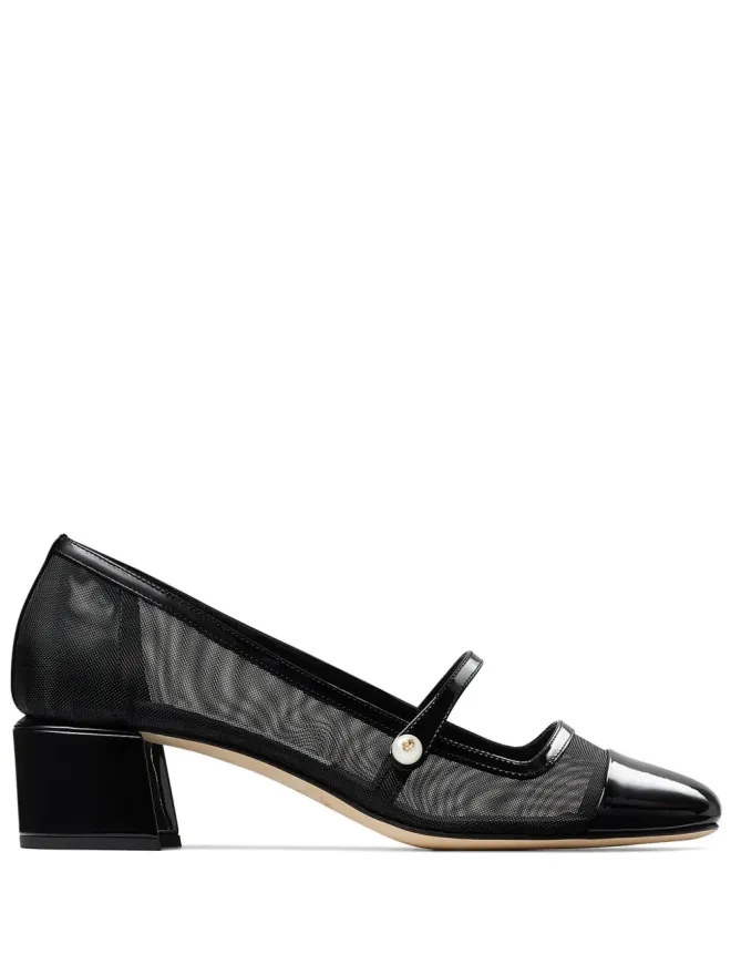 Jimmy Choo Jimmy Choo Elisa 45 レザー パンプス - ブラックの商品画像