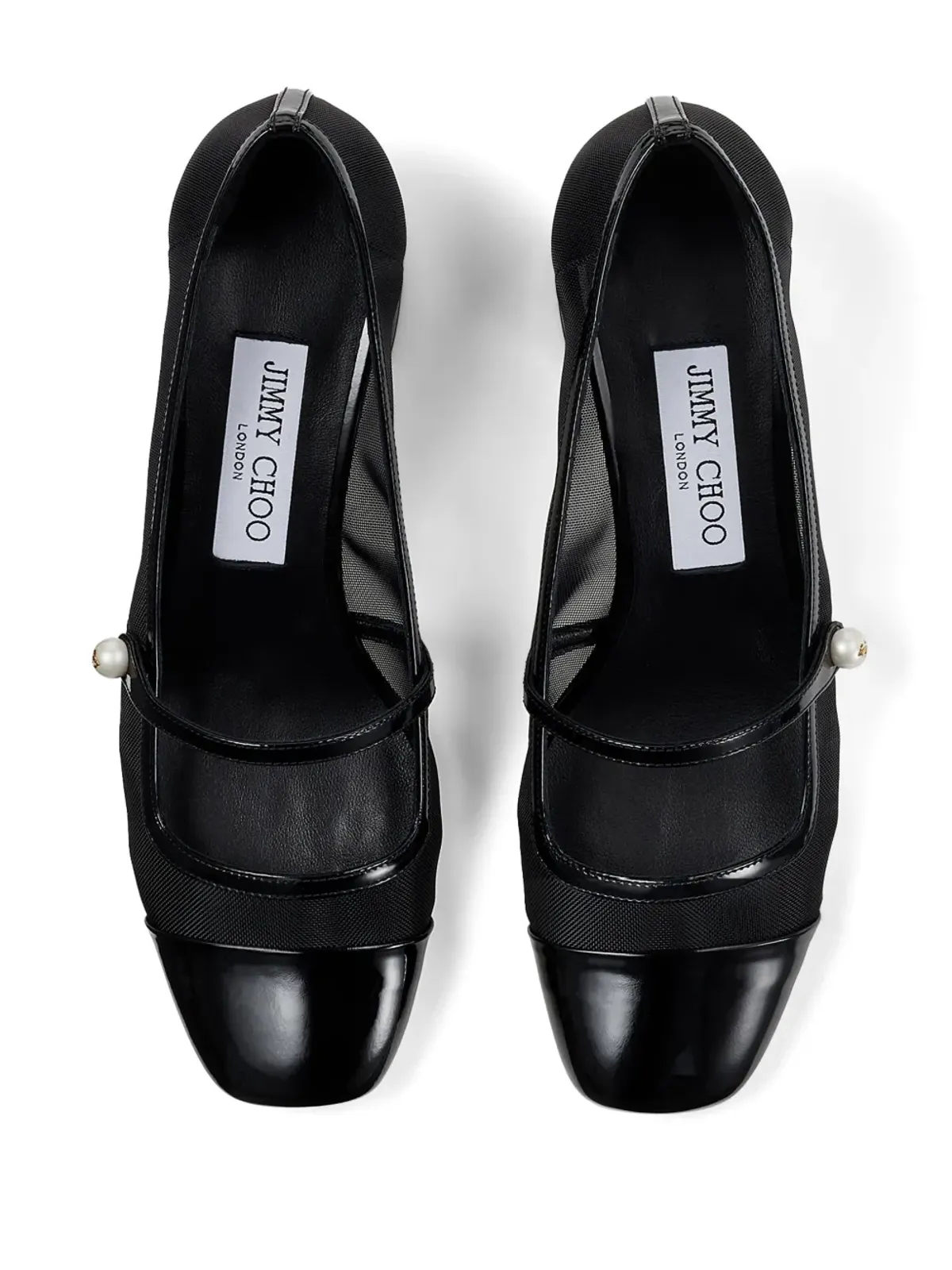 Jimmy Choo Elisa 45 レザー パンプス - ブラック - 画像5