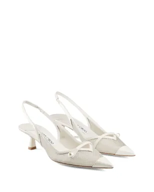 Jimmy Choo Amita スリングバックパンプス - シルバー - サムネイル2