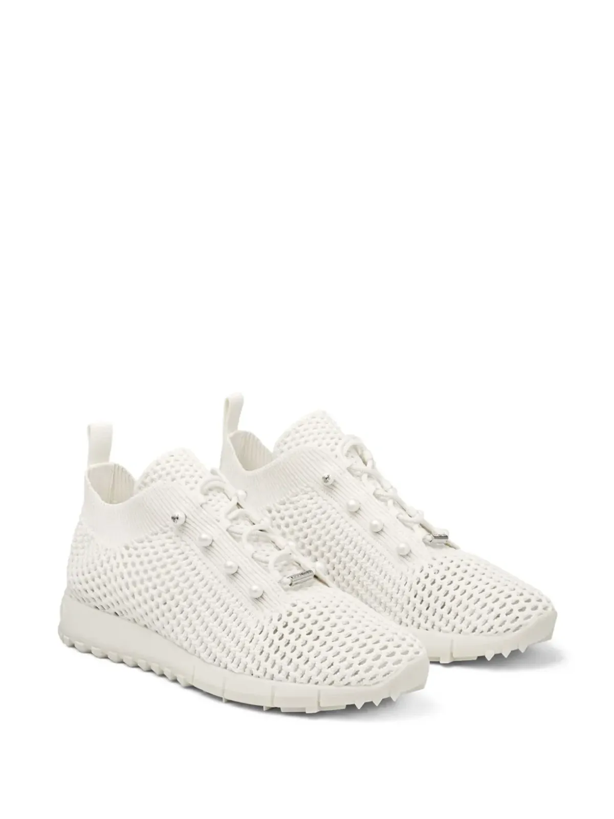 Jimmy Choo Veles パール装飾スニーカー - White - 画像2