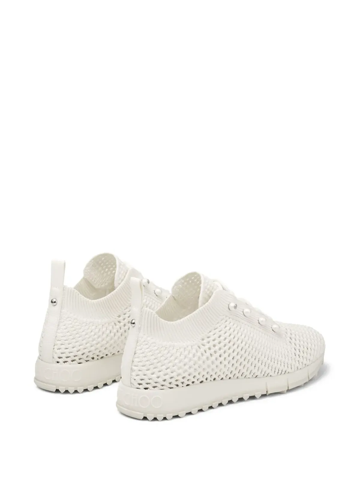 Jimmy Choo Veles パール装飾スニーカー - White - 画像3