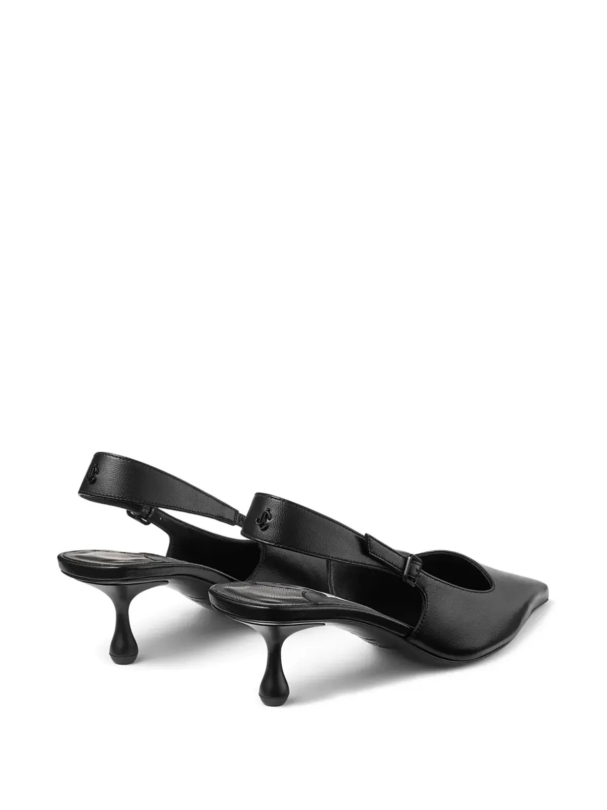 Jimmy Choo Amel 50mm レザー パンプス ブラック - 画像3