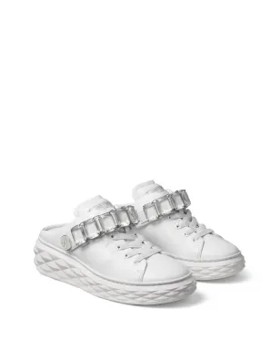Jimmy Choo ダイヤモンド マキシ スリングスリッパ - ホワイト - サムネイル5