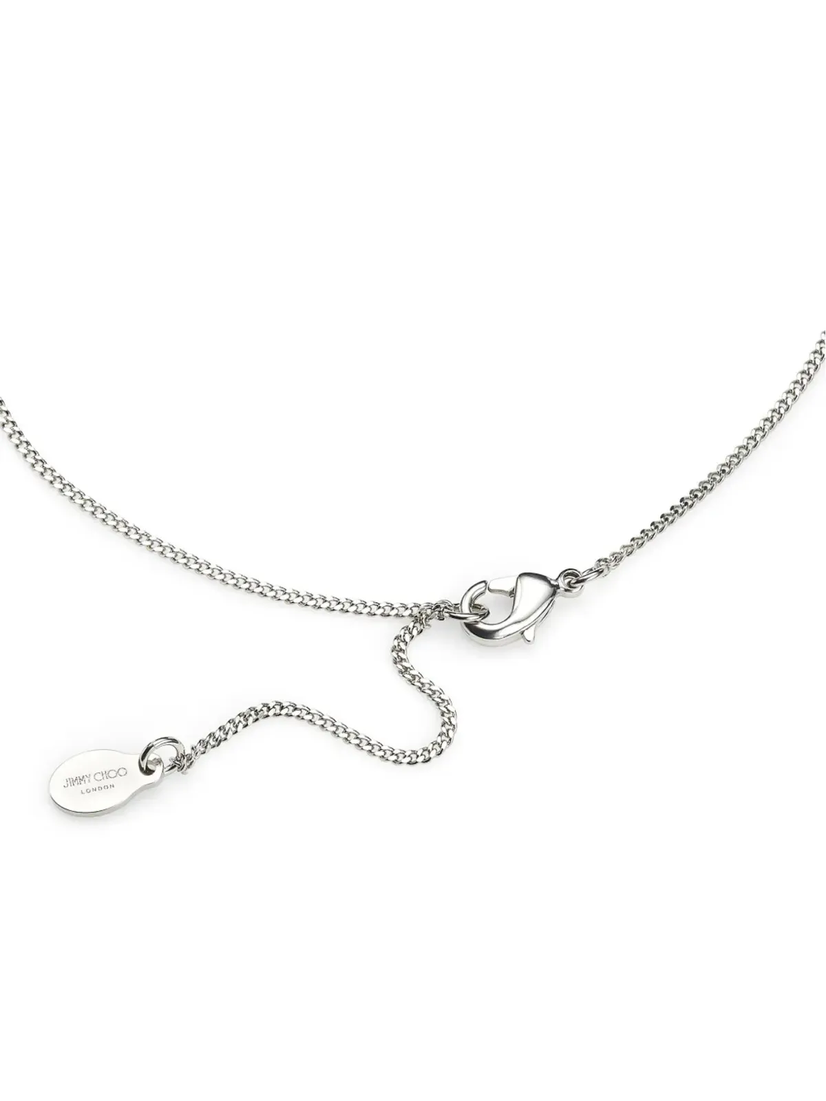 Jimmy Choo ハートクリスタルペンダントネックレス - 画像4