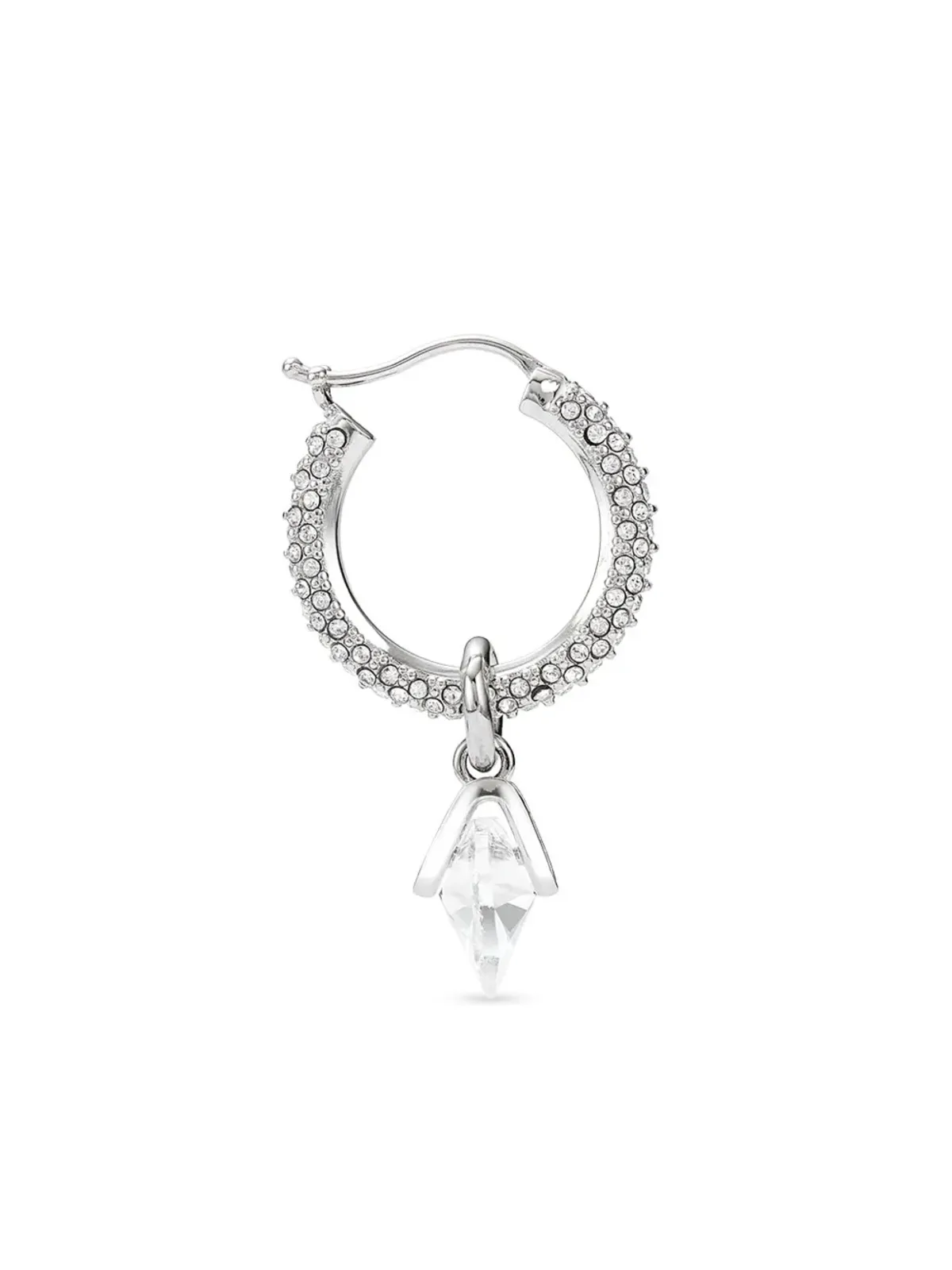 Jimmy Choo クリスタルハートのフープピアス - 画像5