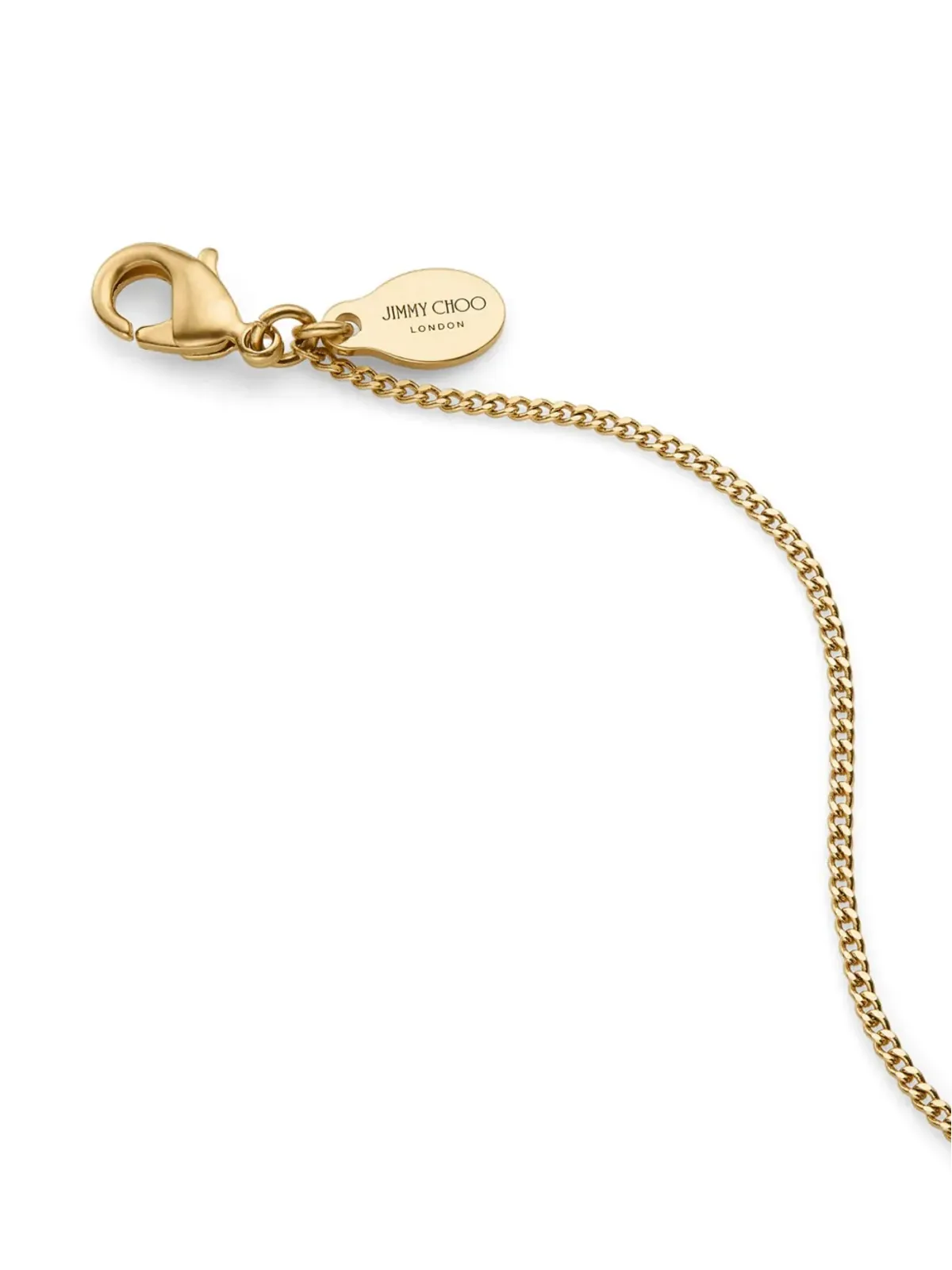 Jimmy Choo ダイヤモンドファインチェーンネックレス ゴールド - 画像5