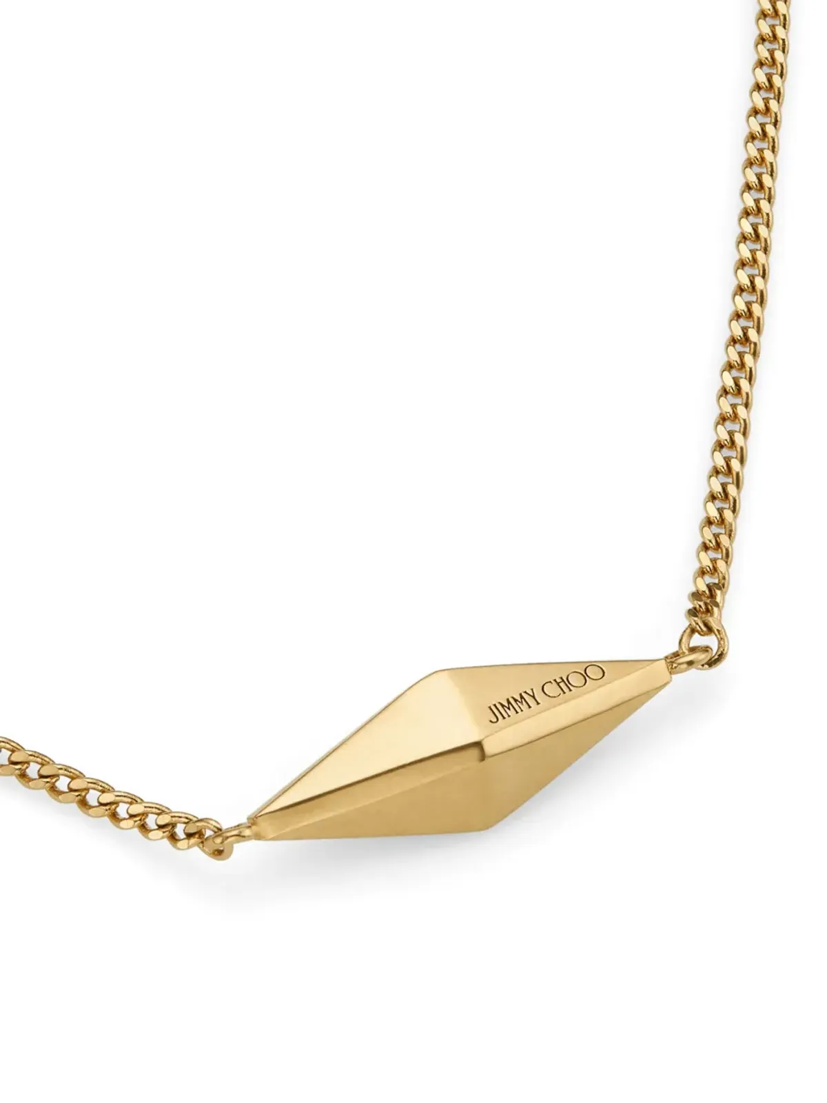 Jimmy Choo ダイヤモンドファインチェーンネックレス ゴールド - 画像3