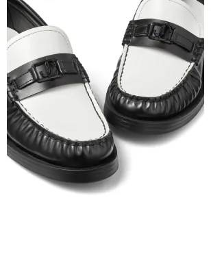 Jimmy Choo アディー ロゴプレート レザー ローファー ブラック - サムネイル5