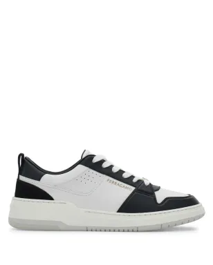 Ferragamo ツートーン レザー スニーカー ブラック - サムネイル1