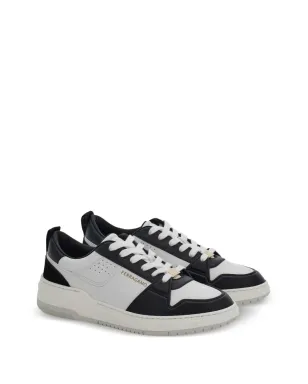Ferragamo ツートーン レザー スニーカー ブラック - サムネイル2